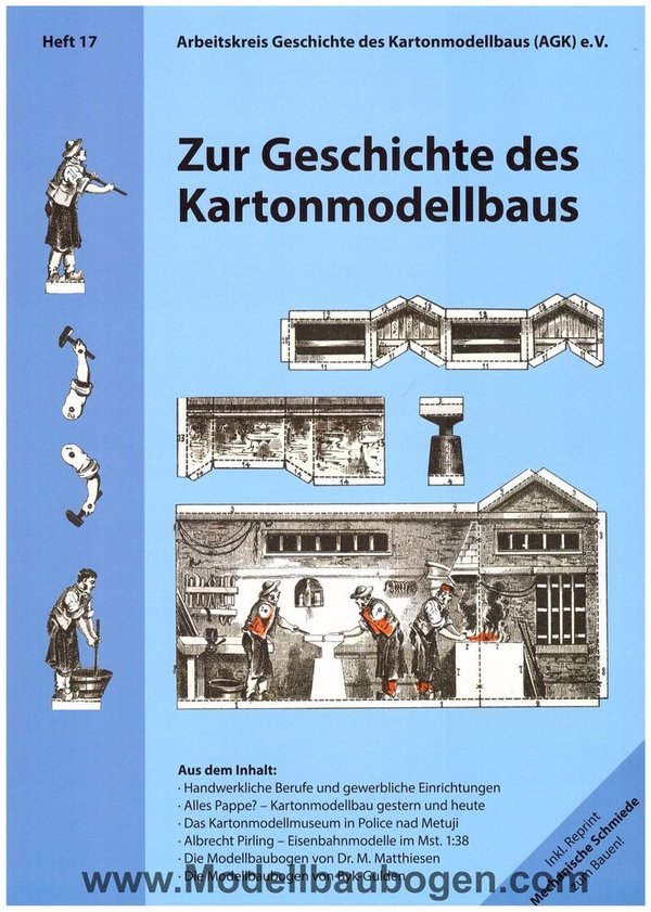 Zur Geschichte des Kartonmodellbaus, AGK Heft 17